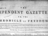Independent Gazetteer 1782 cover Copyright © 2018 Newspapers.com. All Rights Reserved.