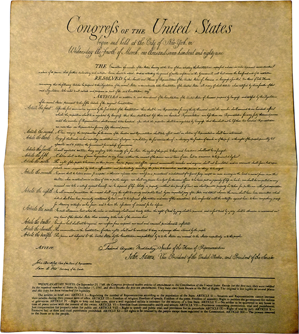 Madison-Jefferson Letters on Advisability of a Bill of Rights