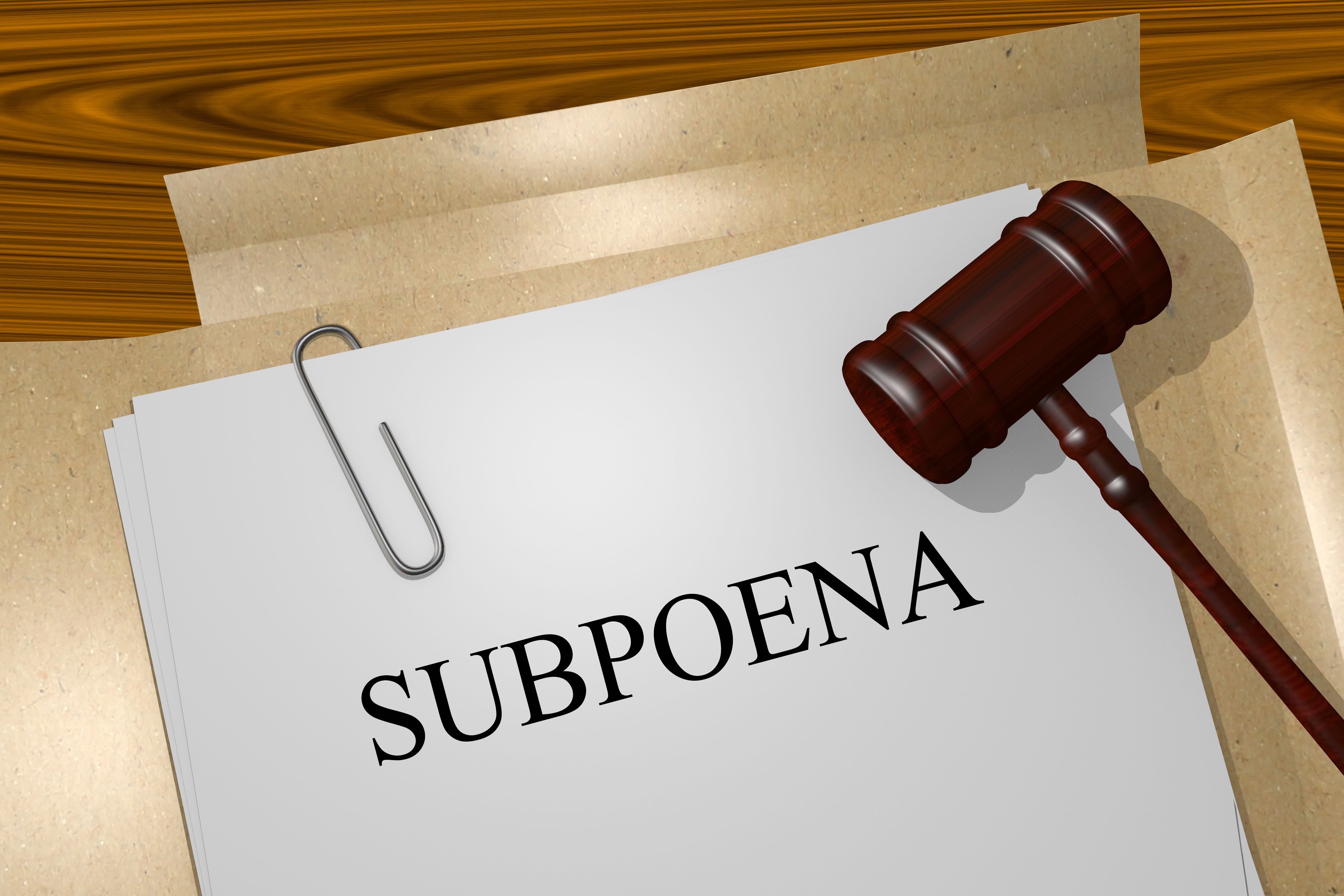 Subpoena Document