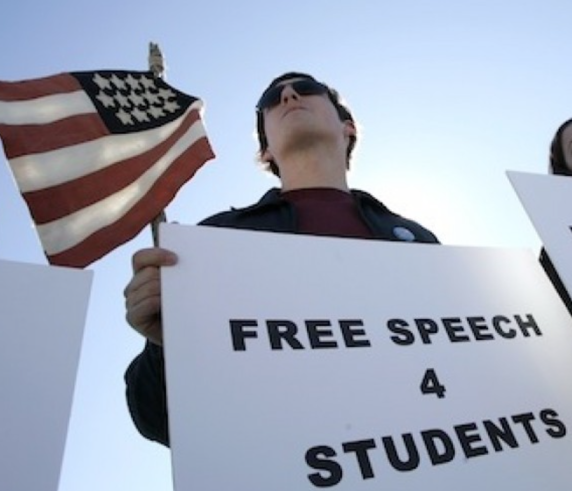 Student protestor