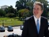 With the U.S. Supreme Court building in the background, Supreme Court nominee judge Brett Kavanaugh arrives prior to meeting with Senate Majority Leader Mitch McConnell on Capitol Hill in Washington, U.S., July 10, 2018. REUTERS/Joshua Roberts TPX IMAGES OF THE DAY