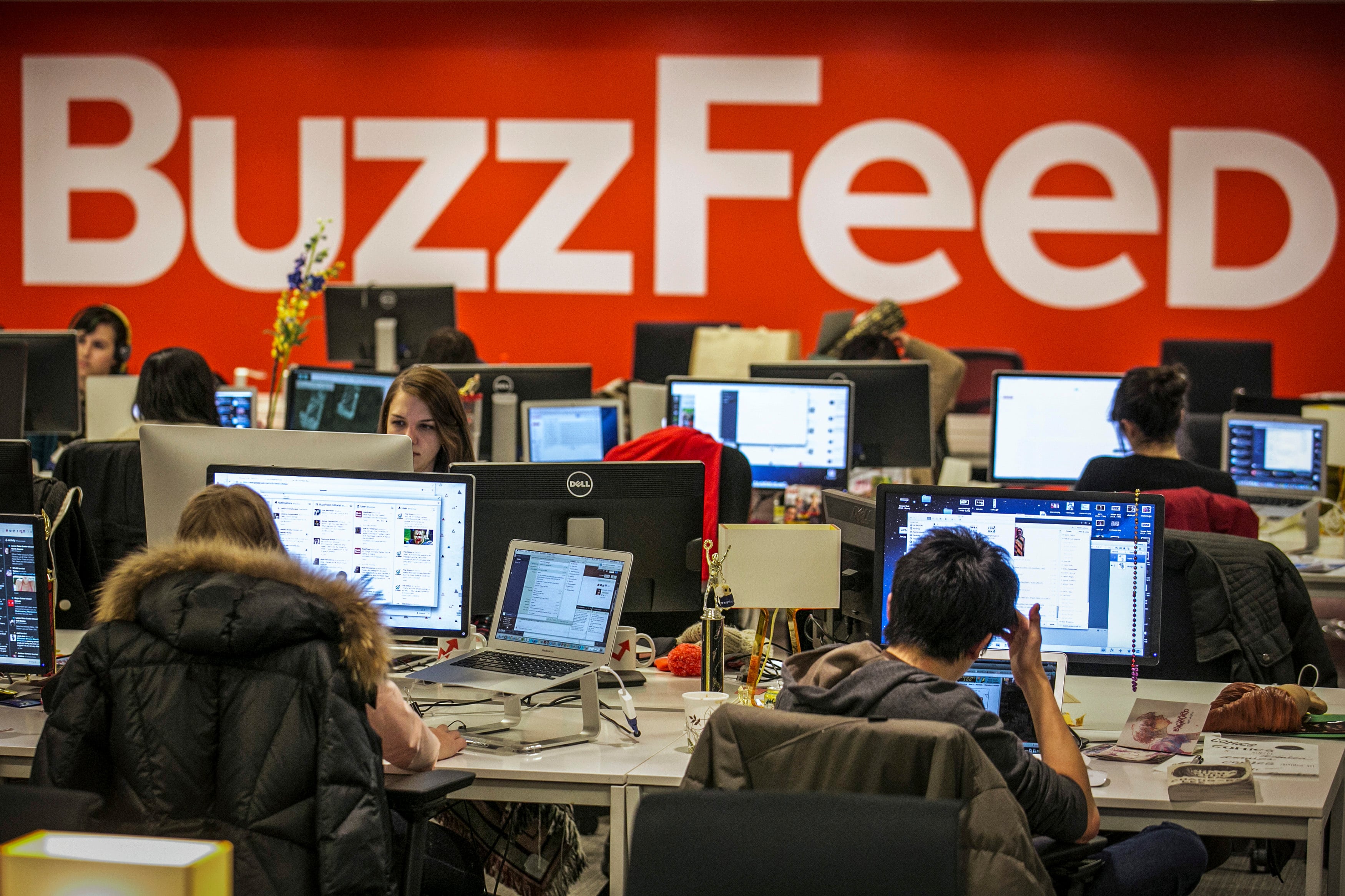 Buzzfeed newsroom