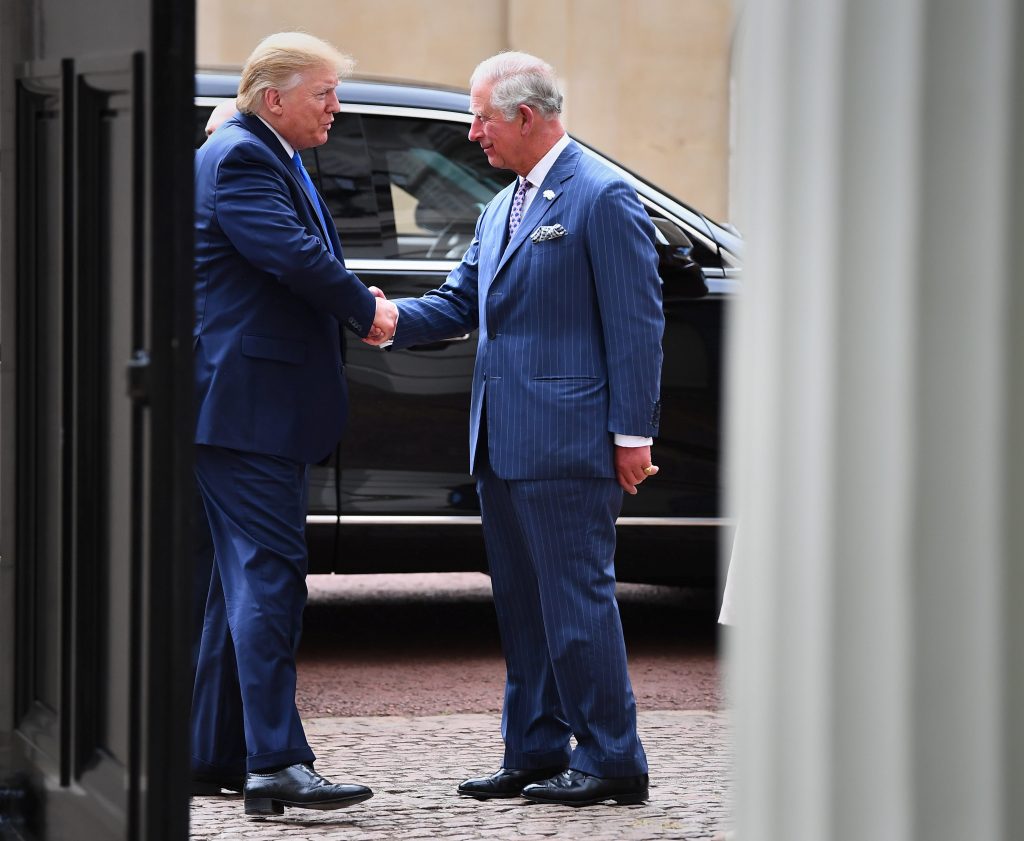 Donald Trump and Prince Charles