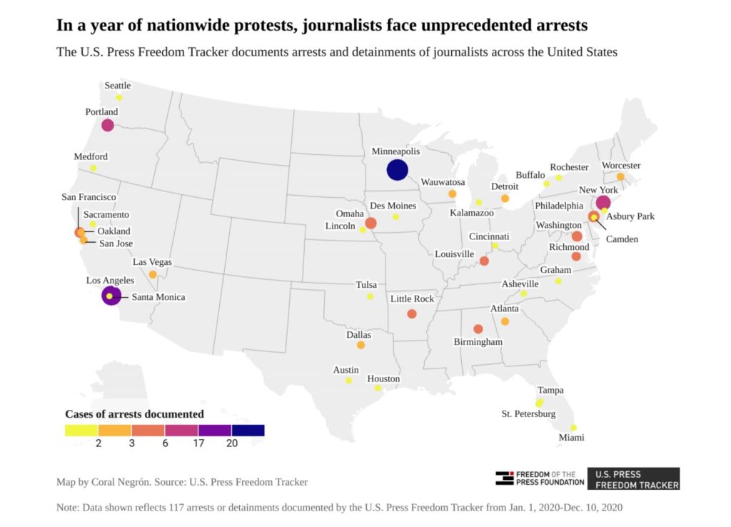U.S. Press Freedom Tracker