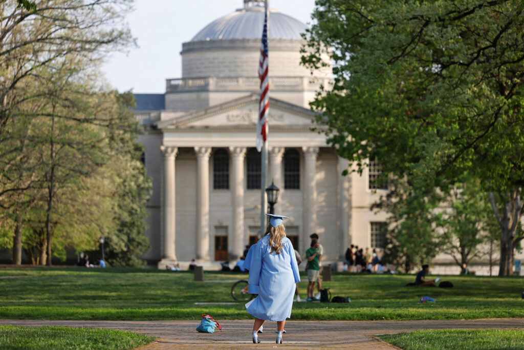 University of North Carolina graduating seniors