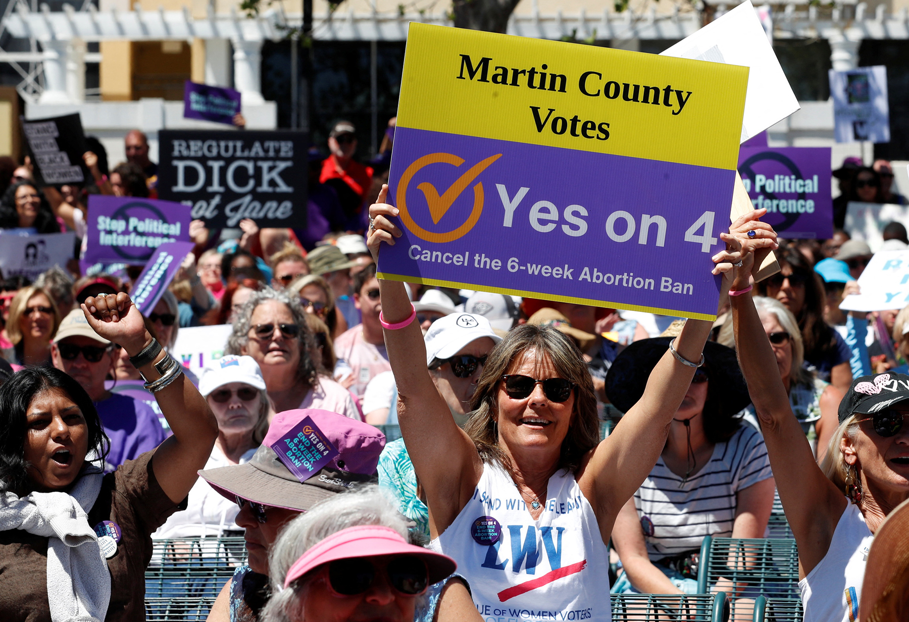 Abortion rights advocates gather to launch their campaign in Orlando