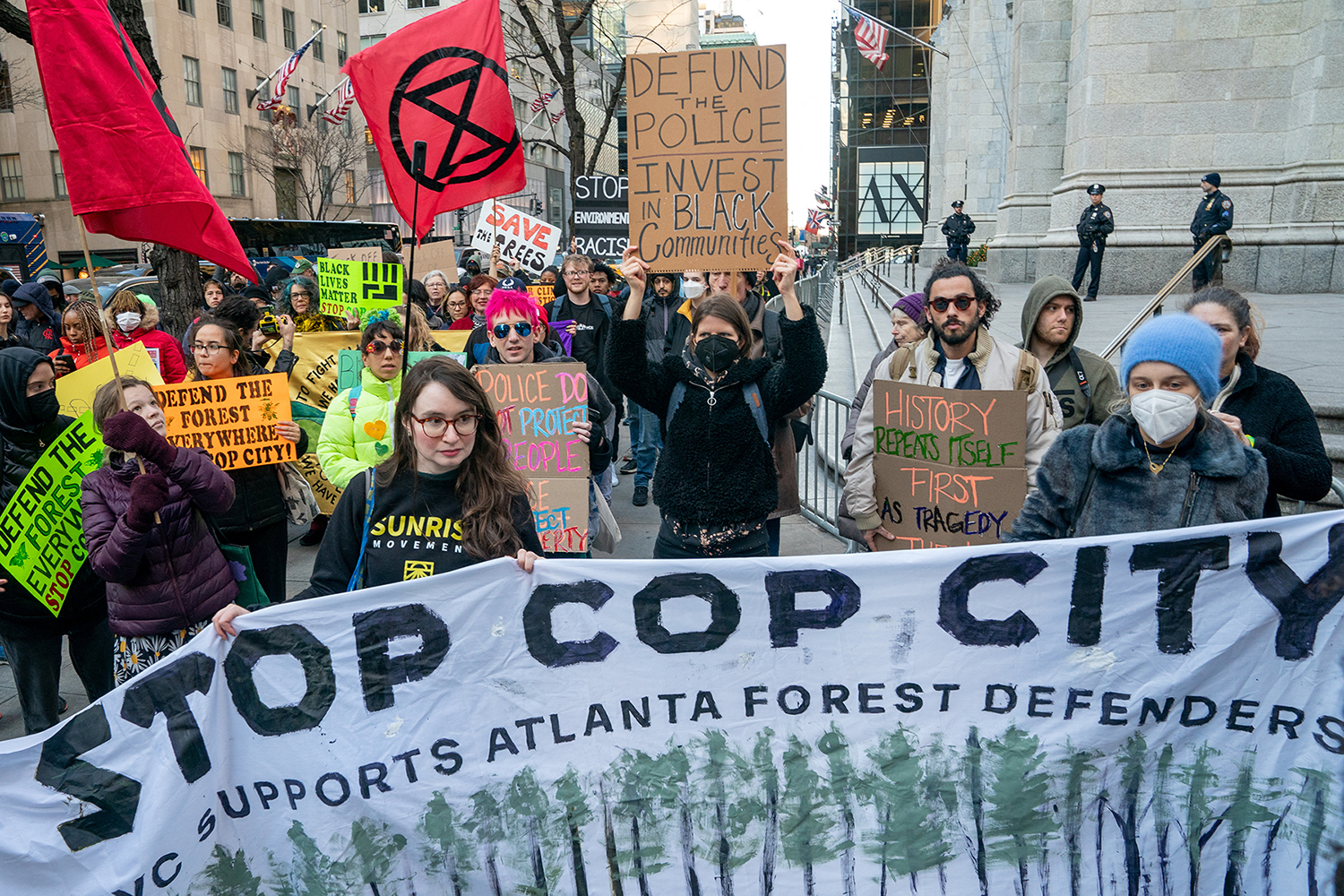 National Day of Action to call for the stop of Cop City and the support of the forest defenders