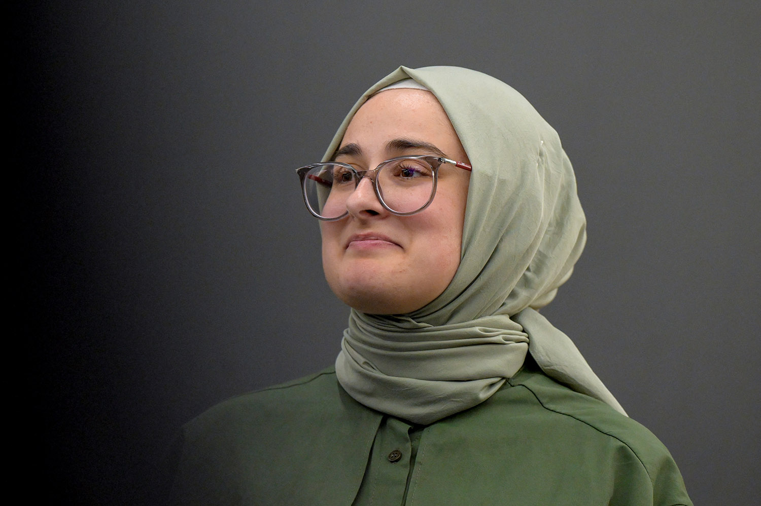Tufts University student Rumeysa Ozturk arrives at Logan airport