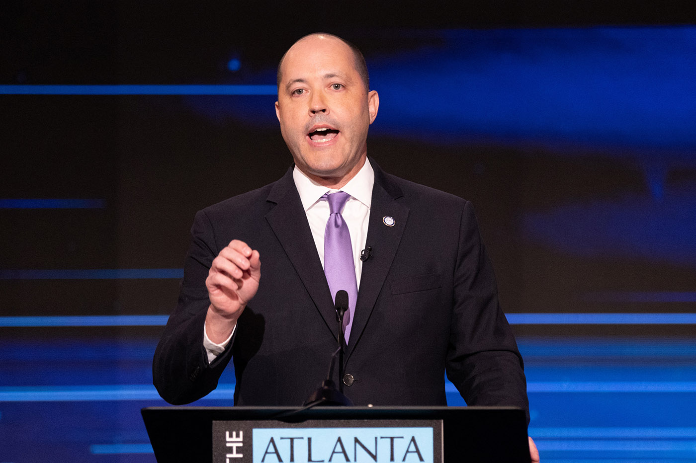 Debate at the Georgia Public Broadcasting offices in Atlanta