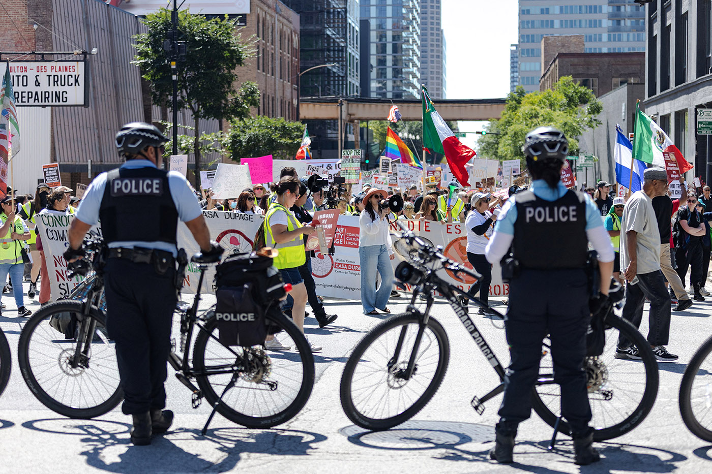 Labor Day protest in Chicago