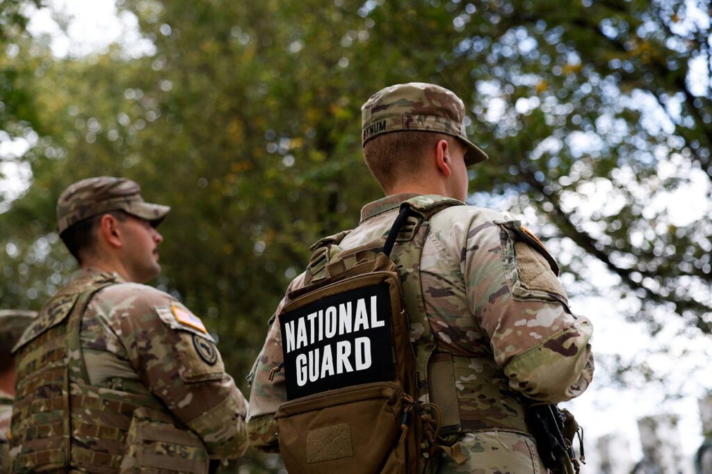 U.S. President Donald Trump deploys National Guard in Washington