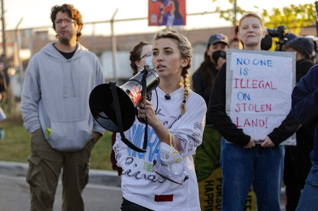 Protest outside of the Broadview IL ICE processing facility