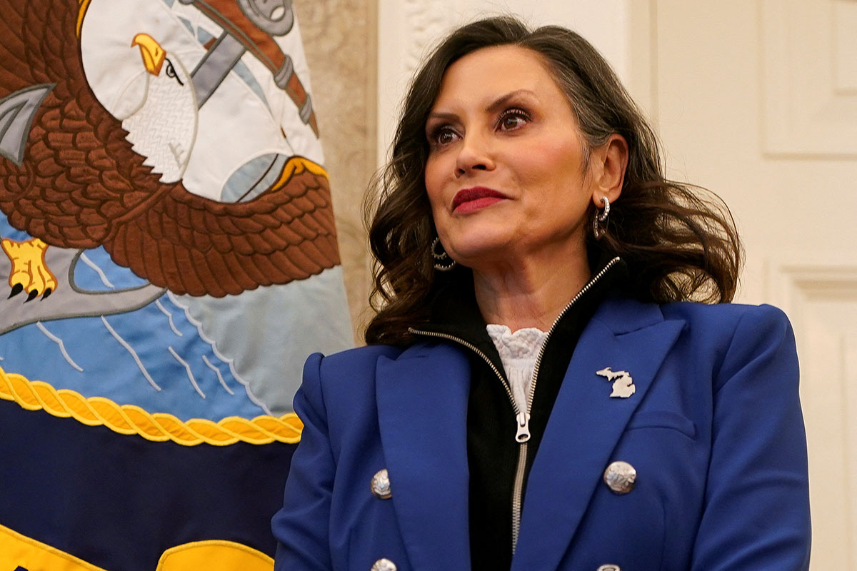 U.S. President Donald Trump signs executive orders at the White House