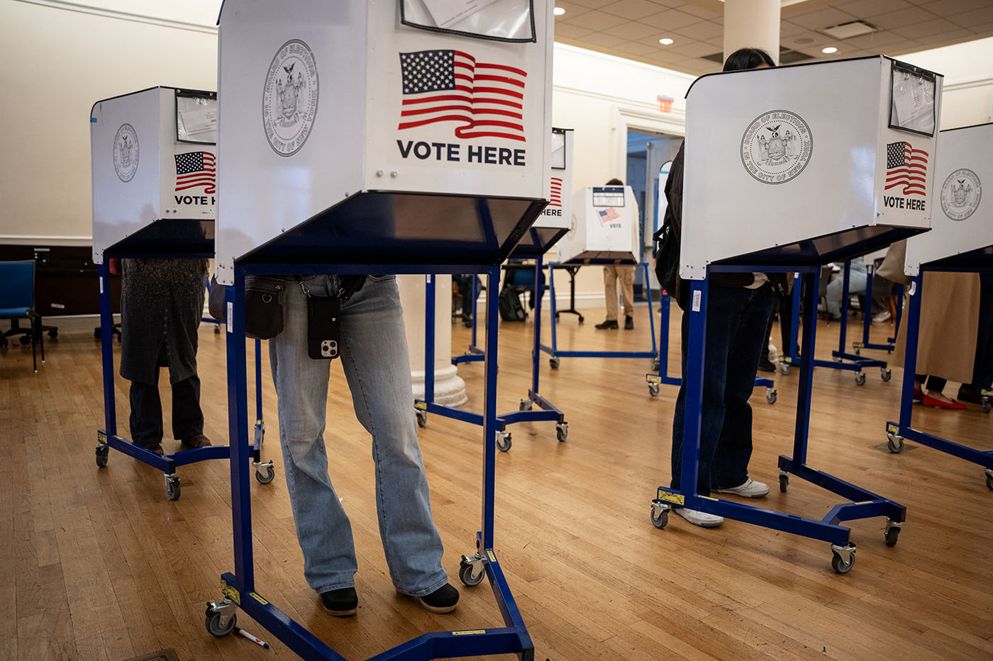 Election Day in New York City Brooklyn borough
