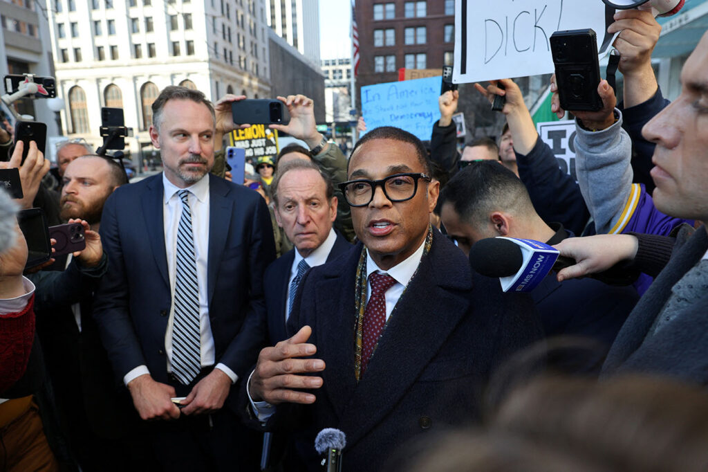Former CNN anchor Don Lemon attends his arraignment at federal court in Saint Paul