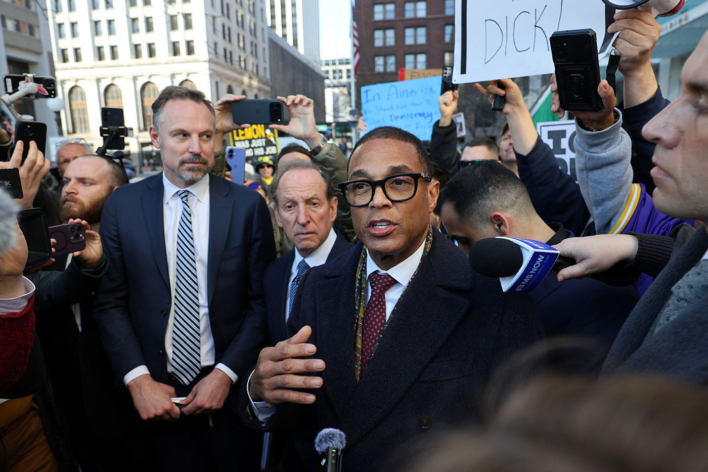 Former CNN anchor Don Lemon attends his arraignment at federal court in Saint Paul